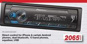 Pioneer Direct Control For iPhone & Certain Android Phone,Dual BT,13 Band Phone PIO.MVHS325BT