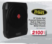 RA 10" Under Seat Powered Subwoofer REF.RAAS102-Each