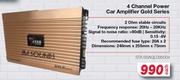 Star Sound 4 Channel Power Car Amplifier Gold Series STA.SSAGLD95004-Each