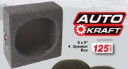 Autokraft 6 x 9" Speaker Box ELP.6X9BOX-Each