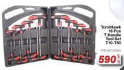 Tomi Hawk 16 Pce T-Handle Tool Set T10-T50 FED.AKT22955-Per Set
