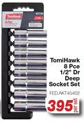 Tomi Hawk 8 Pce 1/2" Dr Deep Socket Set FED.AKT45402-Per Set