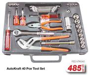 Autokraft 40 Pce Tool Set FED.VTK040-Per Set