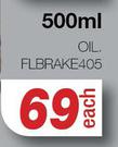 Fleet Line Brake Fluid Dot 4 OIL.FLBRAKE405-500ml Each