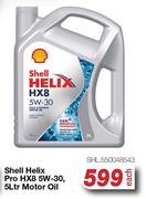 Shell Helix Pro HX8 5W-30 Motor Oil SHL.550048543-5L Each