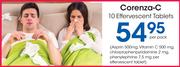 Corenza-C 10 Effervescent Tablets-Per Pack