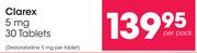 Clarex 5mg 30 Tablets-Per Pack