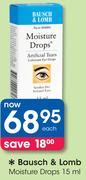 Bausch & Lomb Moisture Drops-15ml