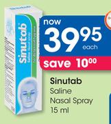 Sinutab Saline Nasal Spray-15ml