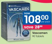 Vascamen 90 Tablets-Per Pack