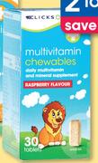 Clicks Multivitamin 30 Chewable Tablets-For 2