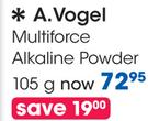 A.Vogel Multiforce Alkaline Powder-105g Per Pack