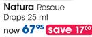 Natura Rescue Drops-25ml Per Pack