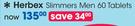 Hervex Slimmers Men 60 Tablets-Per Pack