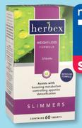 Hervex Slimmers Original 60 Tablets-Per Pack