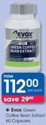 Evox Green Coffee Bean Extract 60 Capsules-Per Pack