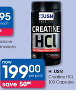 USN Creatine HCL 100 Capsules-Per Pack