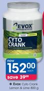 Evox Cyto Crank Lemon & Lime-800g