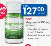 GNC Magnesium 250mg 90 Tablets-Per Pack