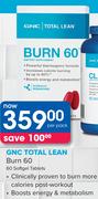 GNC Total Lean Burn 60 Softgel Tablets