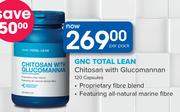 GNC Total Lean Chitosan With Glucomannan 120 Capsules-Per pack