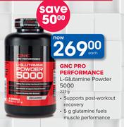 GNC Pro Performance AMP L-Glutamine Powder 5000-227g