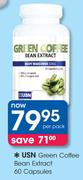 USN Green Coffee Bean Extract 60 Capsules-Per Pack