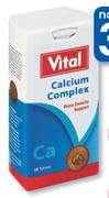 Vital Calcium Complex 30 Tablets