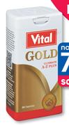 Vital Gold Ultimate A-Z Plus 30 Capsules-Per Pack
