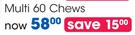 Vital Kids A-Z Multi 60 Chews-Per Pack