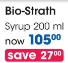Bio-Strath Syrup-200ml Per Pack