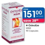 OsteoEze MSM 90 Capsules-Per Pack