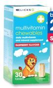 Clicks Multivitamin 2 x 60 Chews