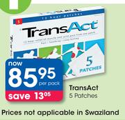 TransAct 5 Patches-Per Pack