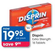 Disprin Extra Strength-16 Tablets