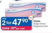Clicks Single Home Pregnancy Test-2 Nos