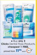 Clicks Dental Floss Products-Each