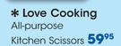 Love Cooking All-Purpose Kitchen Scissors