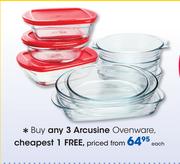 Arcusine Ovenware-Each