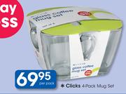 Clicks Mug Set-4 Pack