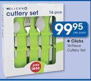 Clicks Cutlery Set-Per 16 Piece