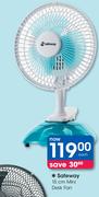 Safeway 15cm Mini Desk Fan