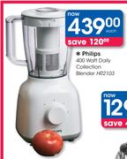 Philips 400 Watt Daily Collection Blender HR2103