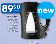 Clicks 1.7Ltr Auto Ketle