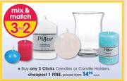 Clicks Candle Or Candle Holders-Each
