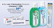 Sensodyne products(Excluding Power, Premium & Value pack)-Each