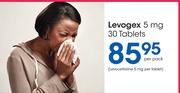 Levogex 30 Tablets-5mg Per pack