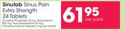 Sinutab Sinus pain Extra Strength 24 Tablets-Per pack