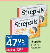 Strepsils 24 Or 16 Lozenges-Per Pack