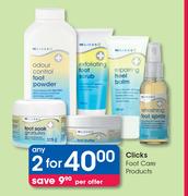 Clicks Foot Care Products-For 2